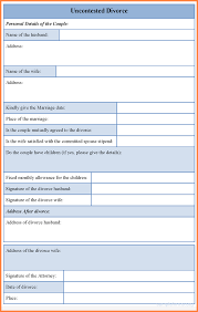 Divorce Online   Uncontested Divorce Documents in Canada Sales Report Template