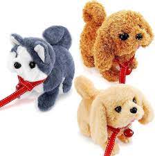 3 pcs plush dog toys for kids