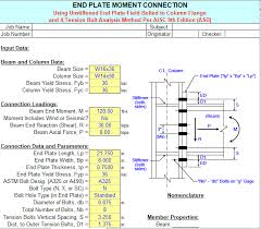 endplmc9 end plate moment connections