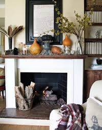 fall decor ideas for your fireplace mantle