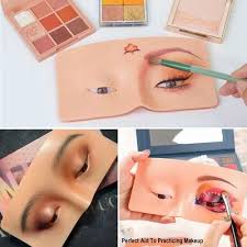 skin silicone eye makeup practice board