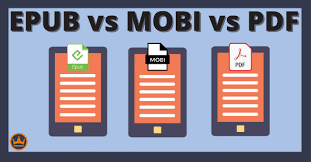 epub vs mobi vs pdf which book