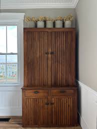antique beadboard cabinet midcounty