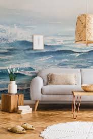 Blue Sea Ombre Removable Wallpaper Wall