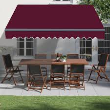 Greenbay Garden Manual Awning With Grey