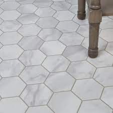 armstrong flooring white hexagon 7 mil