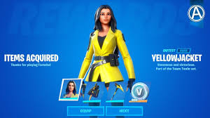Like a stinger, her fashion sense is always on point. New Yellow Jacket Starter Pack Fortnite Chapter 2 Season 3 Live Byarteer Let S Play Index