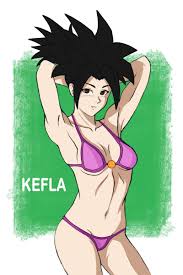 Kefla's hairstyle is a mixture of both of those owned by the female saiyans, being spiky like caulifla's with bangs framing both sides of her face while the majority of her hair is. æŽ On Twitter My Favourite Girl In All Of Dragonball Super Kefla Dbz Dbs Animefanart Fanart Dragonballsuper Kale Caulifla Https T Co Gemicbbdnj