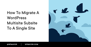 how to migrate a wordpress multisite to