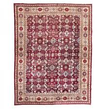 antique rug from india agra with