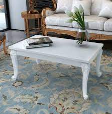 Vintage Shabby Chic Coffee Table White