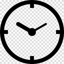 Round Black Og Clock Ilration