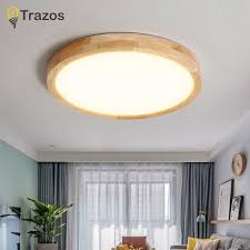 Led Ceiling Lights Modern Panel Lamp For Living Room Bedroom Kitchen Balcony Round Wooden Ceiling Lamp Dimming Remote Control Lighting Fixtures Bedroom Led Ceiling Light Modernceiling Lights Modern Aliexpress