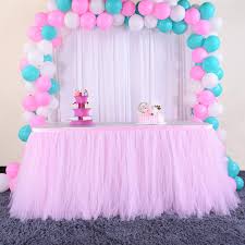 Making a special day even more special for your loved ones has always been. Buy Hbb Kids Handmade Tutu Tulle Table Skirt For Parties Home Decoration 3 Yd 9 Pink Online At Low Prices In India Amazon In