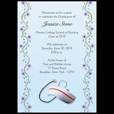 graduation party invitation for nurses