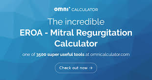 eroa mitral regurgitation calculator