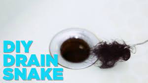 how to remove hair from the drain with