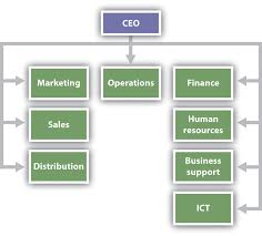 Prototypical Company Organisation Chart Example General