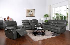 madrid leather gel reclining sofa