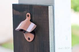 Diy Wall Mounted Bottle Opener