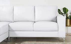 Baltimore Corner Sofa White Premium