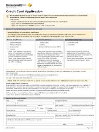 Credit Card Application Form 6 Free Templates In Pdf Word Excel