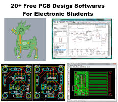 Pcb Design Flow And Electronics Circuit Drawing Softwares