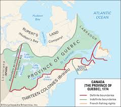 Quebec Act Great Britain 1774 Britannica