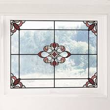 Lark Manor Stained Glass Window Decal