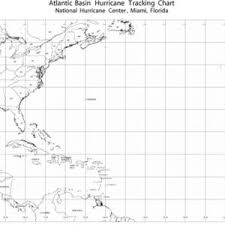 Noaa Hurricane Tracking Wall Map Chart Poster Extended
