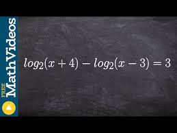 Applying Quotient Rule Of Logarithms To