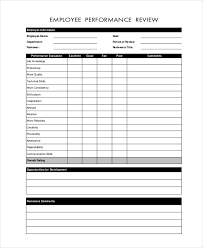Employee Yearly Review Forms Magdalene Project Org