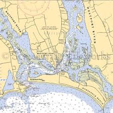 Massachusetts Westport Close Up Nautical Chart Decor