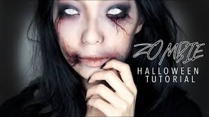 creepy zombie halloween makeup