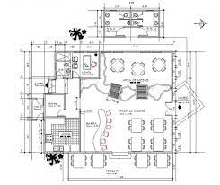 Restaurant Layout Plan With Bar Area In