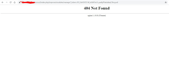 404 error while any menu in admin