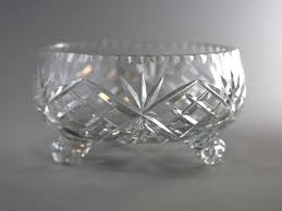 Crystal Glass Cut Glass Bowl With Tri