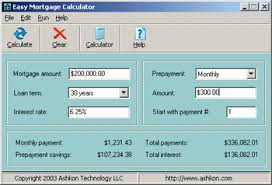 Easy Mortgage Calculator Download