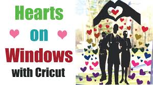 How to connect cricut expression to cricut design space? Hearts On Windows Challenge With Cricut Youtube