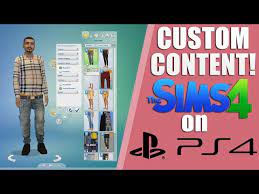 custom content mods the sims 4 ps4