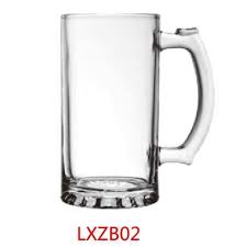 china 20 oz beer glass mug with handle