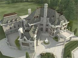 3d Rendering Castle House Plans