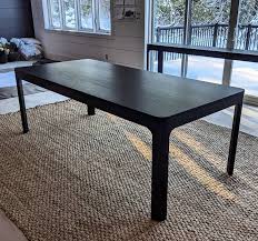 Bleached Wood Dining Table