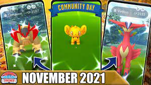 Pokemon GO event schedule for November 2021