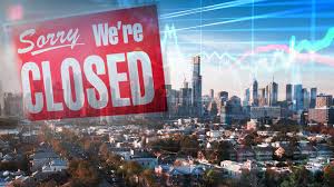 Melbourne lockdown, melbourne, victoria, australia. Melbourne Lockdown Businesses Call For More Support Amid 1 Billion Hit