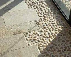 finish pebbles flooring