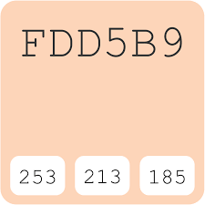 Dulux Apricot Crush Fdd5b9 Hex Color Code Schemes Paints