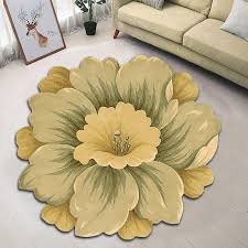 flower carpet trendy flower shaped rug