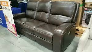 costco leather sofa w 2 power