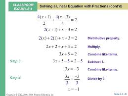 Chapter 2 Section 1 2 1 Linear Equations
